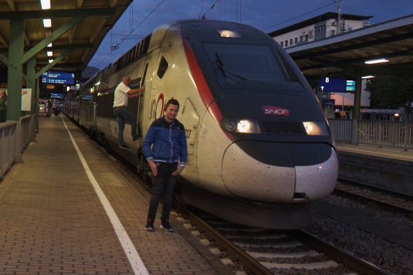 Daniel Baumann - Exkrsion 2019: Mit dem TGV von Freiburg im Breisgau